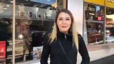 Canadian far-right political activist, internet personality Lauren Southern on the streets of Lakemba in Sydney 