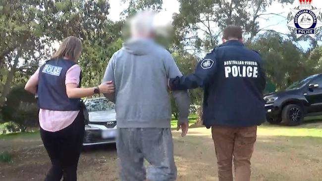 Steele was arrested at his Yankalilla home. Picture: AFP