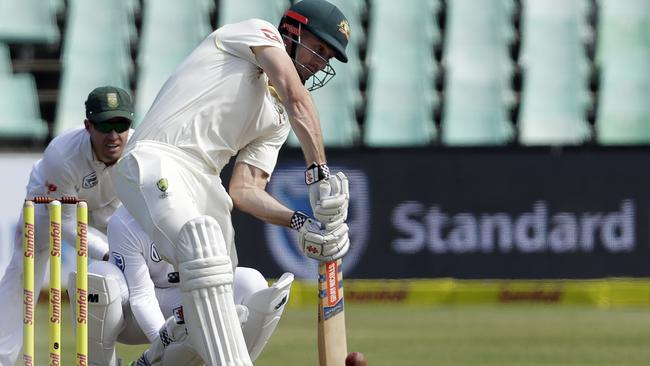 Shaun Marsh in action. Picture: AP.