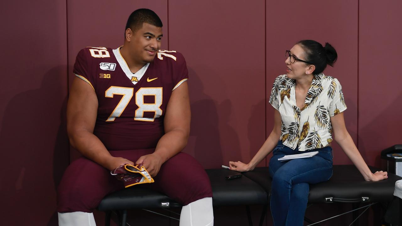 College Football: Daniel Faalele, Minnesota Gophers