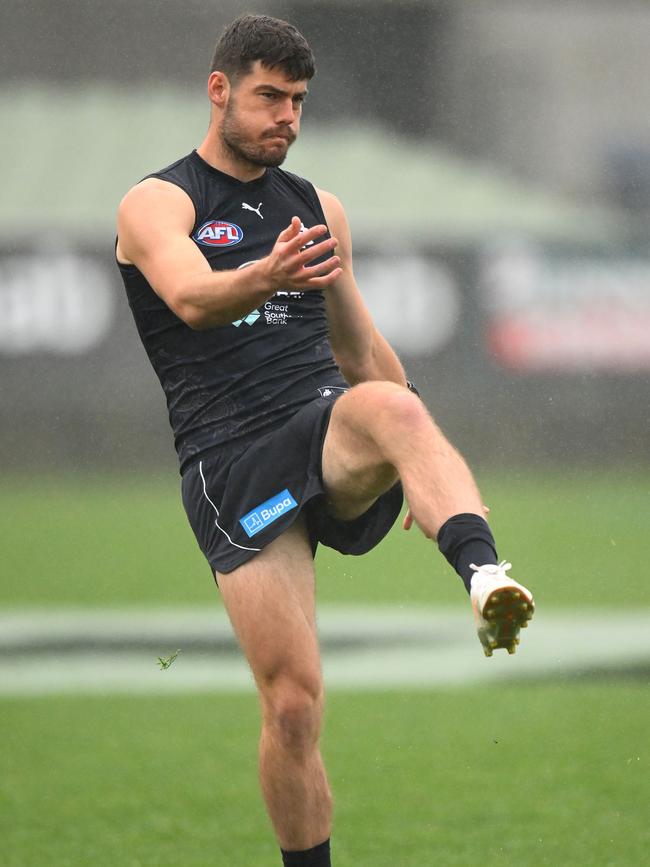 George Hewett was one of a number of senior Blues who returned early. Picture: Morgan Hancock/Getty Images