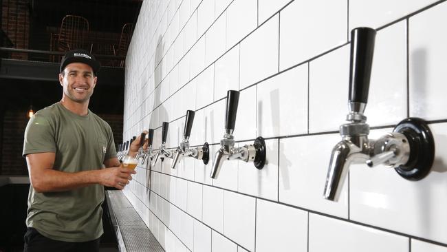 Balter Brewery at Currumbinn. Joel Parkinson testing some beers. Picture: Jerad Williams