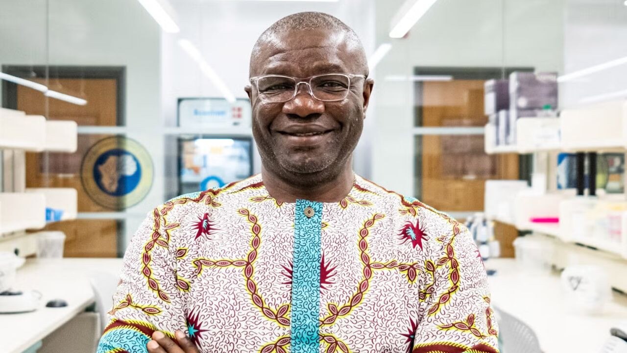Christian Happi, a leading molecular biologist in Nigeria, is being celebrated for his groundbreaking work in genomic surveillance of infectious diseases like ebola and COVID-19 across Africa. Picture: Harvard Public Health