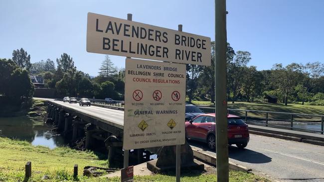 Lavenders Bridge is a busy link road between north and south Bellingen.