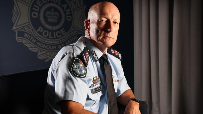 Steve Gollschewski is interim police commissioner following the departure of Katarina Carroll. Picture: Liam Kidston