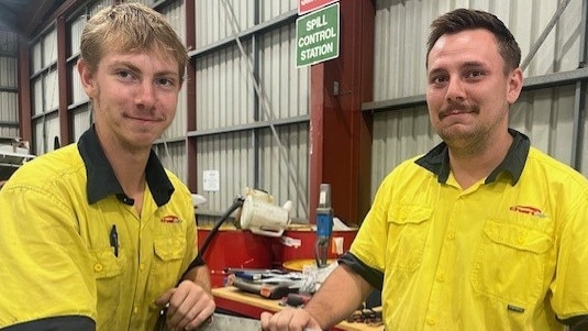 Nathan Downham and Lachlan Bonney of Chartair are based in the NT.