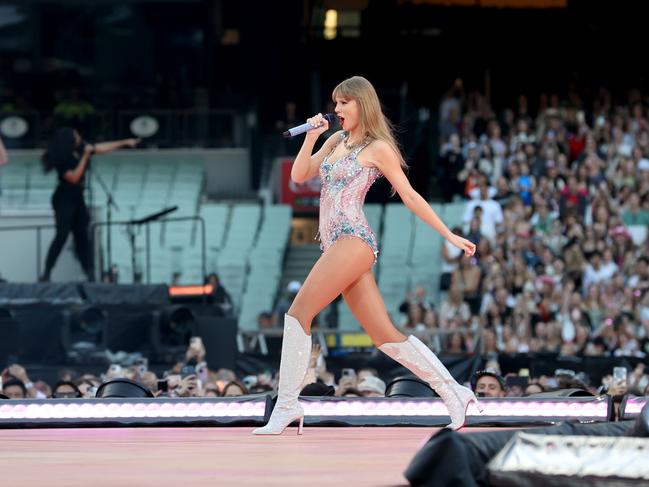 Taylor Swift’s Eras Tour was an ‘economic boon’ for scammers. Picture: Jake Nowakowski