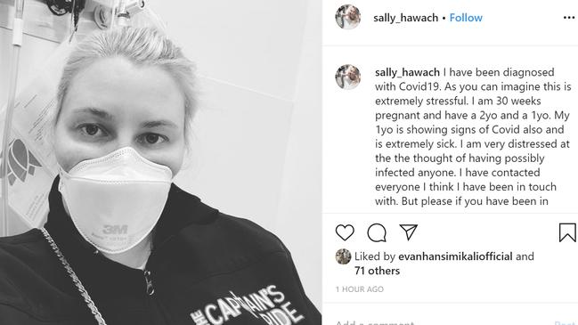 John Singleton's daughter Sally has been diagnosed with COVID-19. Instagram