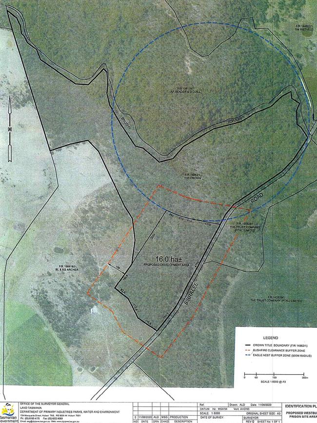 A map of the Government's preferred Northern Regional Prison site has caused concern among residents in the area.