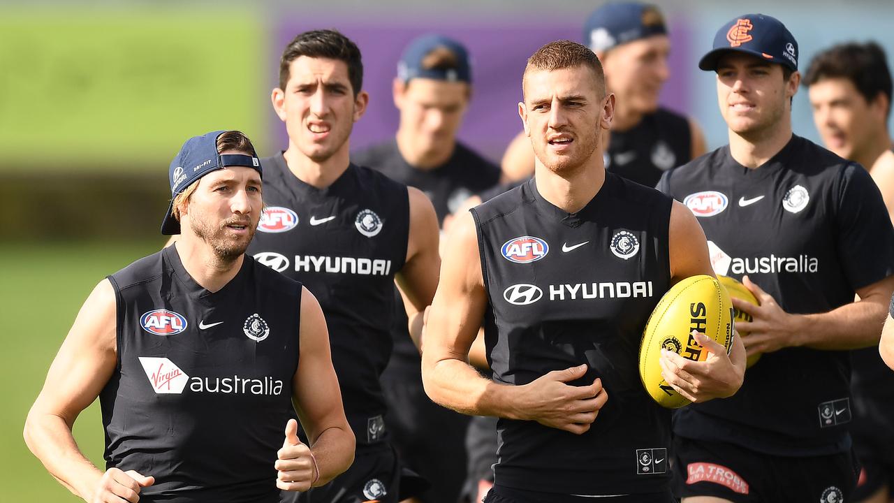 Carlton held a brutal player-only meeting on Tuesday.