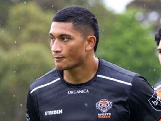 Former Wests Tigers player Iverson Fuatimau. Pic: Foxsports.