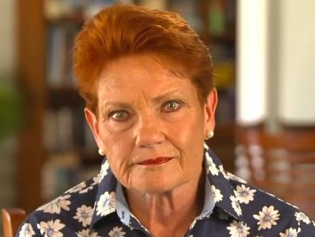 Senator Pauline Hanson has broken down in an interview after a court ruled comments she made about a fellow parliamentarian were 'racist'.