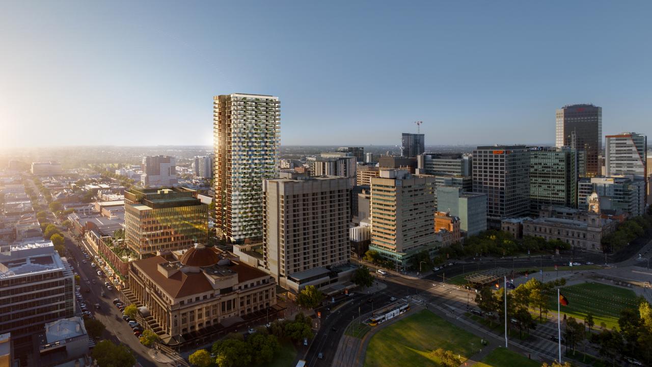 The hotel will change Adelaide’s city skyline.