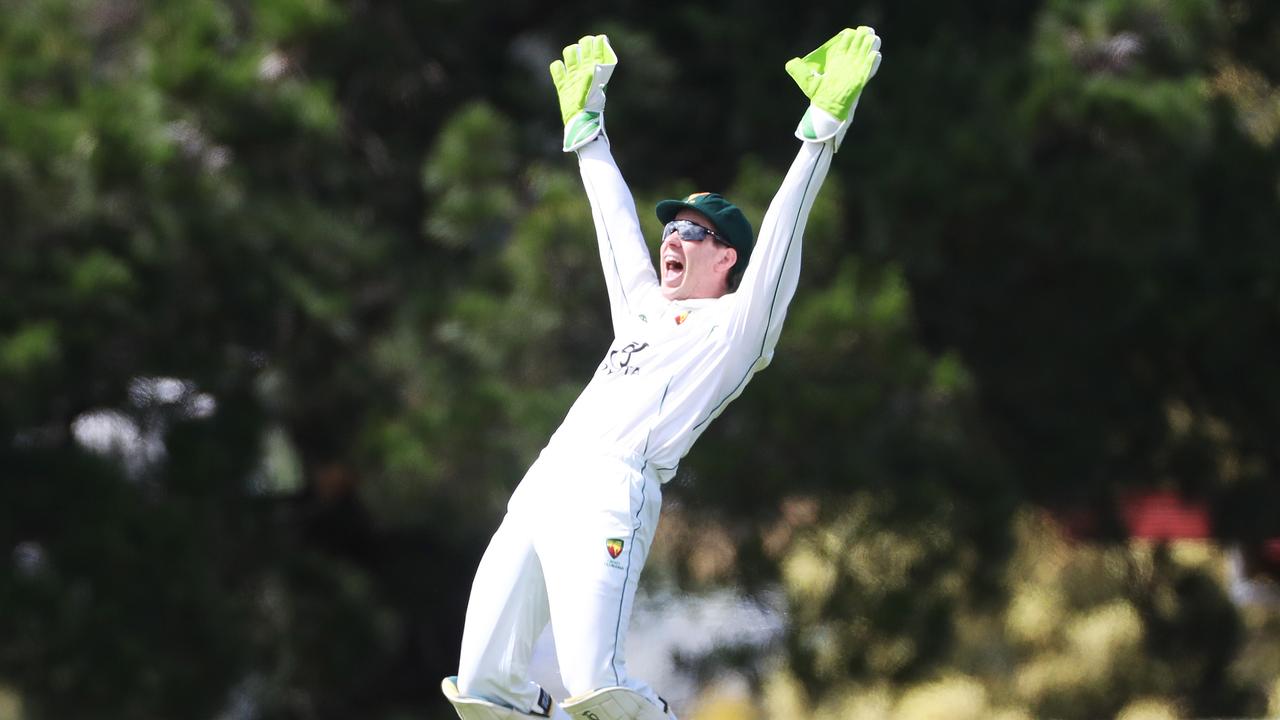 Tim Paine took six catches for Tasmania’s second XI. Picture: Nikki Davis-Jones