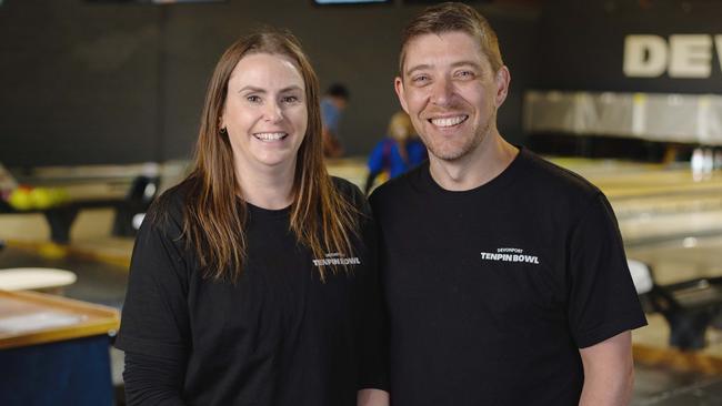 Owners of the Devonport Tenpin Bowling Kerryn Duncan and Mark Vernon are "excited” by the local community’s reception to recent upgrades.