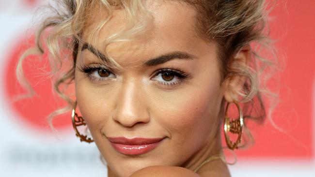 Rita Ora, feathered AF. Picture: Getty