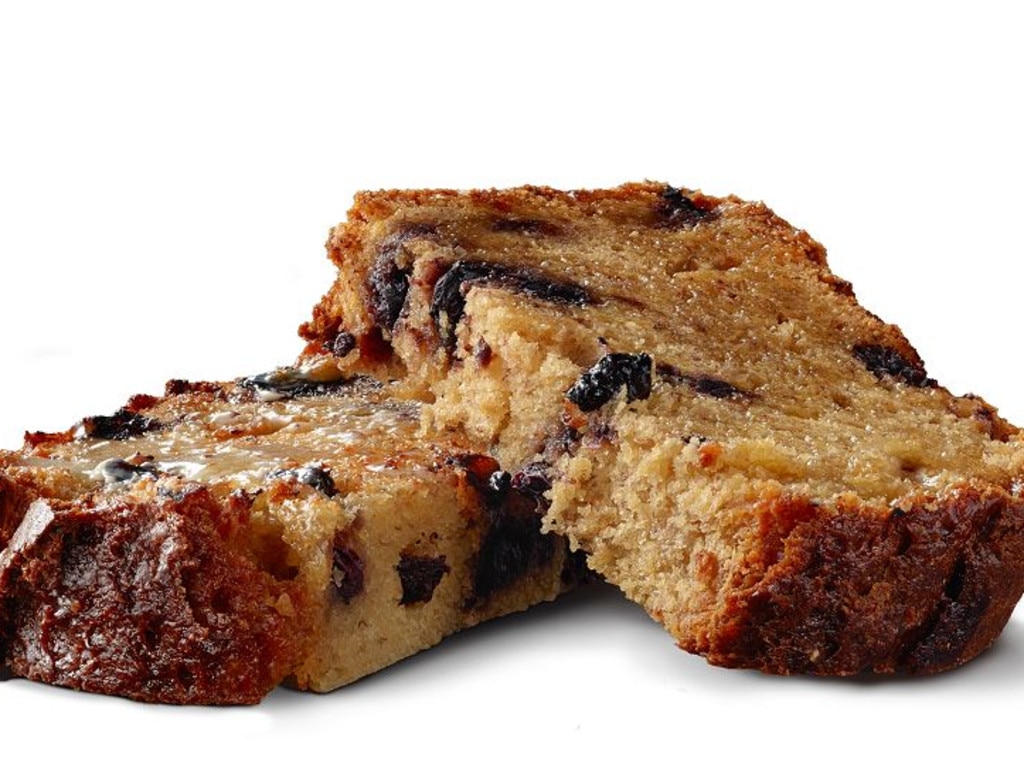 The banana and blueberry loaf. Picture: Supplied