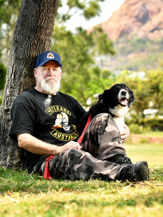 Veteran Gary Lane is promoting Veterans Mental Health Week as a way for social connection.. Picture: Alix Sweeney