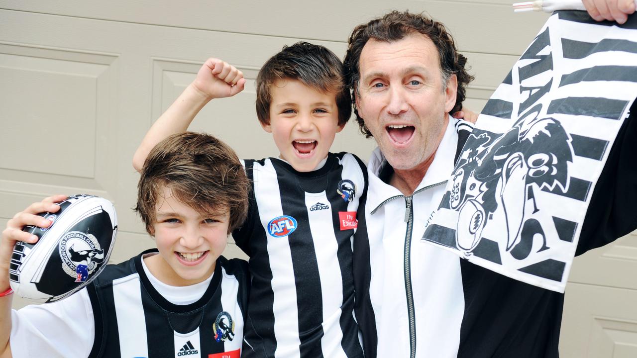 Peter Daicos with Josh, 11, and Nick, 7.