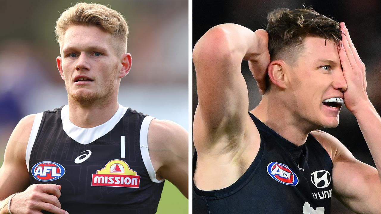 Adam Treloar and Sam Walsh