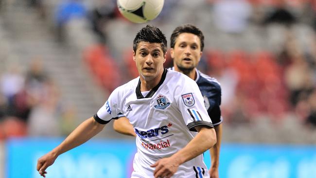 Yashir Pinto during a loan stint with FC Edmonton in 2012. Picture: Getty Images