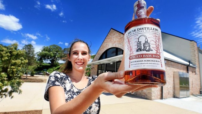 CHEERS: Harriet Messenger is proud of Husk Distillers' latest rum blend. Picture: Scott Powick