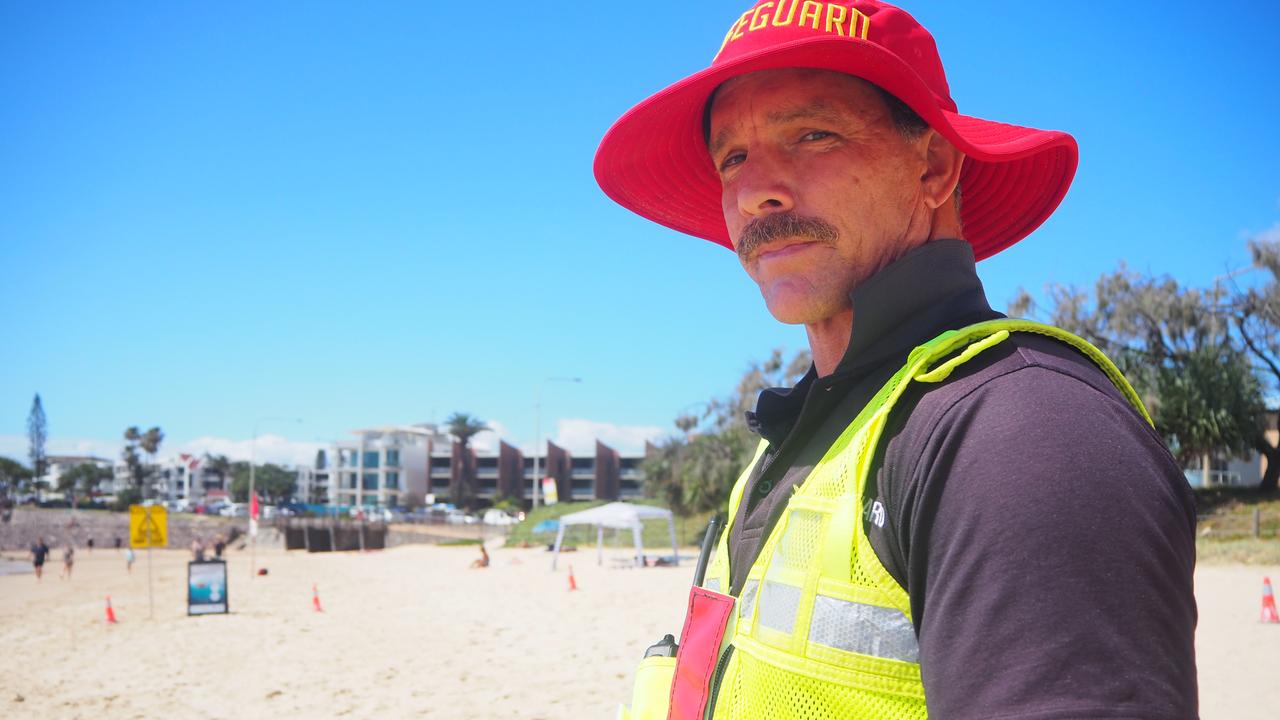 SLSQ Sunshine Coast lifeguard supervisor Trent Robinson said the Marcus Beach tragedy served as a reminder for people to swim between the red and yellow flags. Picture: Tegan Annett