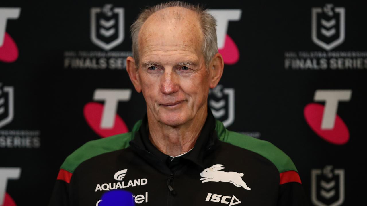 Wayne Bennett as South Sydney coach.