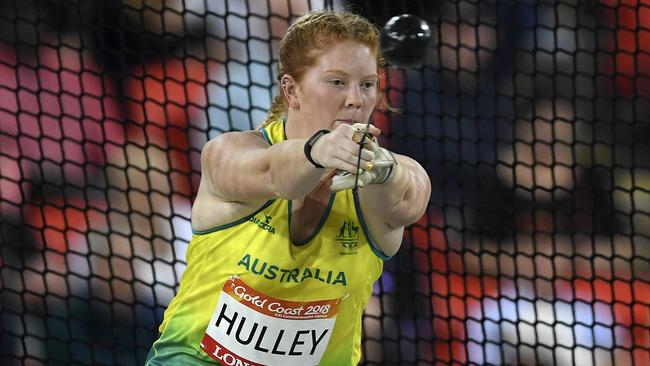 Alexandra Hulley won a silver medal in the hammer throw.