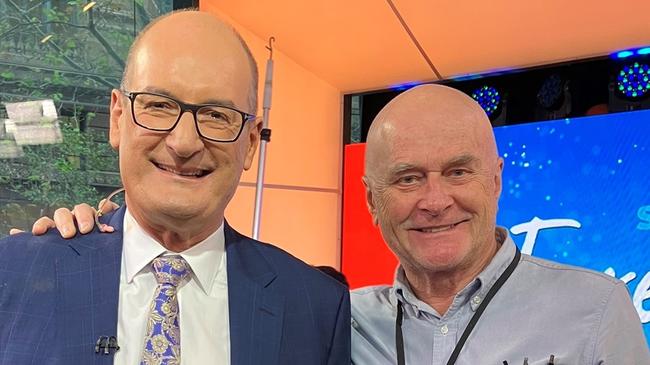 Richard Cunningham (right), the TV news producer who helped David Koch (left) become comfortable in front of the TV cameras when he moved across from radio has announced that he'll exit the Seven Network after 36 years.