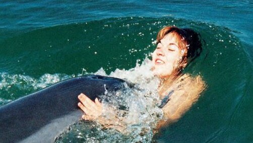 A photo of Melody and Jock from her memoir. Picture: Mike Bossley