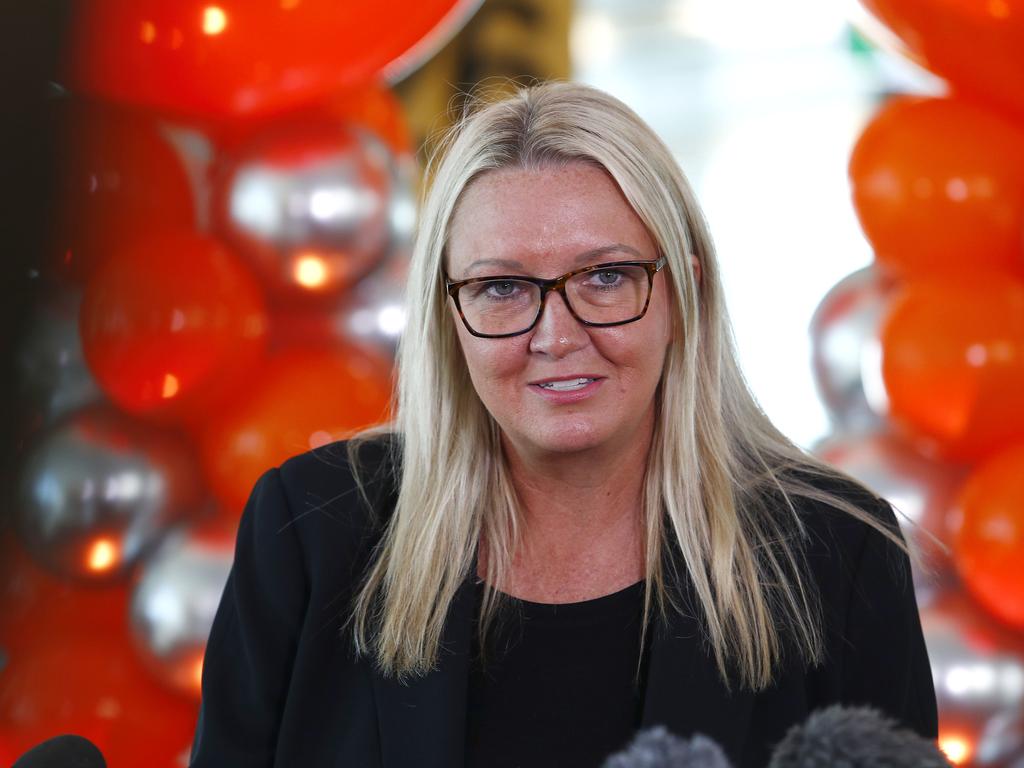 Jetstar Group CEO Stephanie Tully apologised to ‘everyone it has let down’ over the airline’s 20-year history. Picture: NCA NewsWire/Tertius Pickard