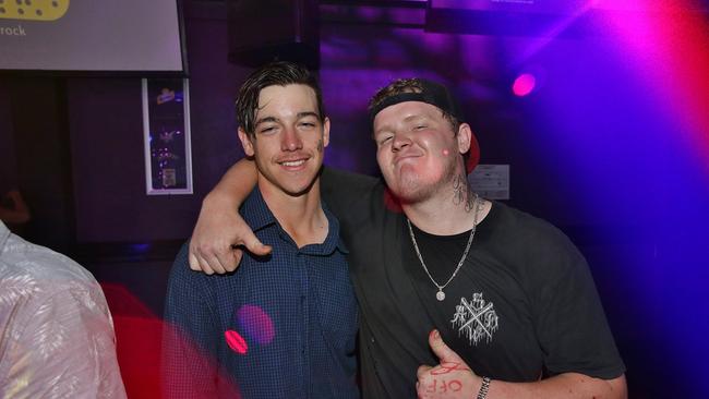 L-R Jarod McCamley and Beau Burke at Zodiac Nightclub.