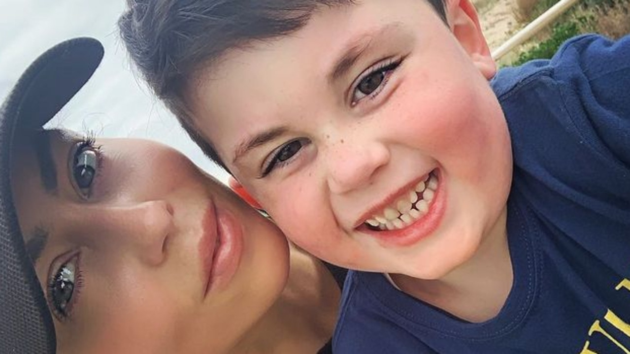 Former SA Bachelor contestant Sophie Edwards says her son Jaxon is her biggest inspiration. Picture: Instagram.