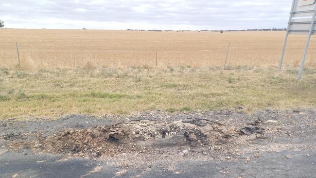 Roads damaged in regional Victoria following the 2022 floods