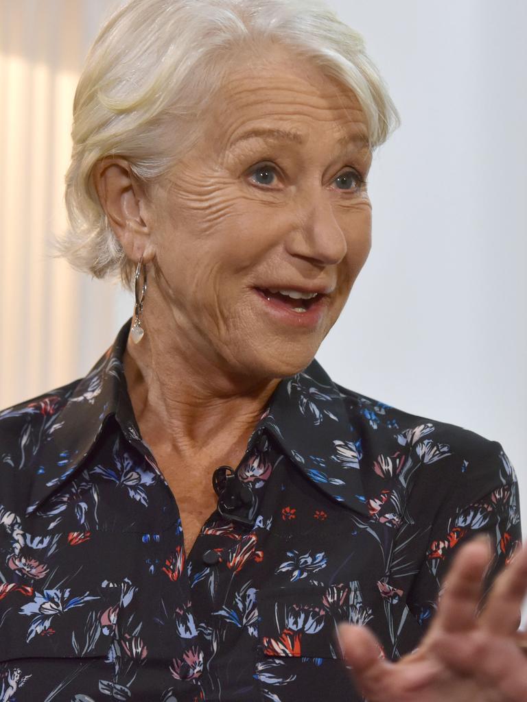Mirren as fans are more used to seeing her. Picture: Getty
