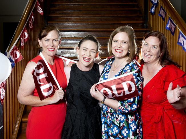 State of Origin: The Musical! Premiere, Princess Theatre Woolloongabba. Annie, Monica, Lucy and Rita Connolly.  30.11.2019 - Picture: Renae Droop/RDW Photography