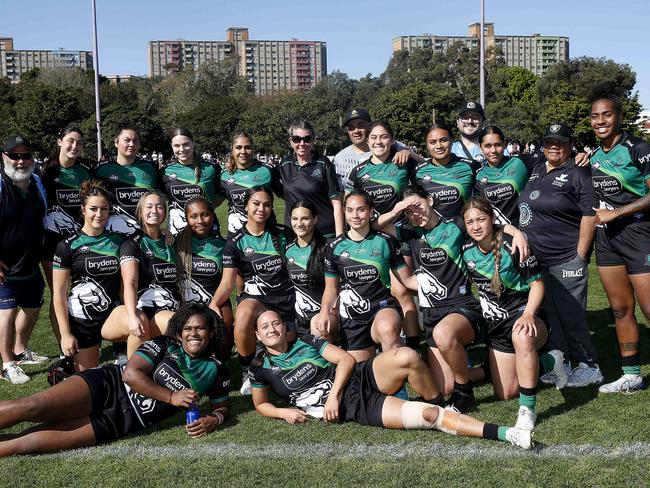 The Milperra Colts NSWRL Open Womens Gold team featured a host of Canterbury’s pathways players. Picture: John Appleyard