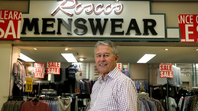 Roscos Menswear, Aspley shopping centre, closed down in 2016 after 47 years trading. Owner Ross Chamberlain at the store. Picture: Chris Higgins