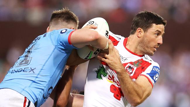 Ben Hunt starred for the Dragons. Picture: Mark Kolbe/Getty Images