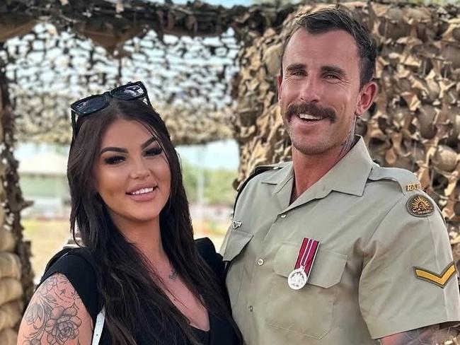 Pure Skin Face and Body Clinic owner Sharna Jane Kotz and Australian Defence Force combat engineer Aaron Waye were arrested over an alleged assault at Monsoons on Saturday May 10.