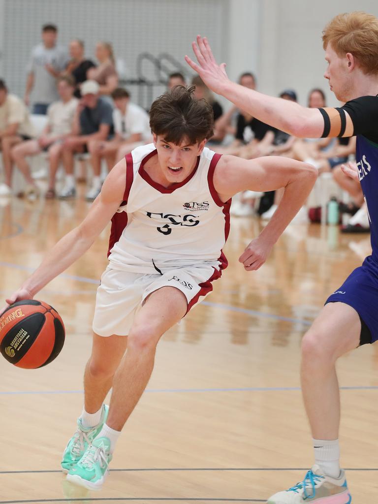 Southport’s Ben Tweedy starred in the grand final. Picture: Glenn Hampson