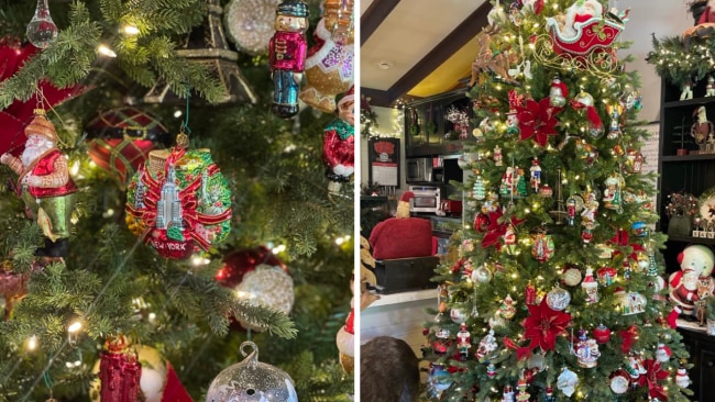 The Victorian mum’s Christmas tree is worth $10,000. Image: Supplied