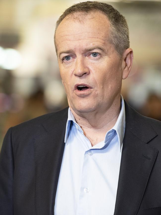 Opposition Leader Bill Shorten‘s popularity spiked. Picture: AAP Image/Ellen Smith