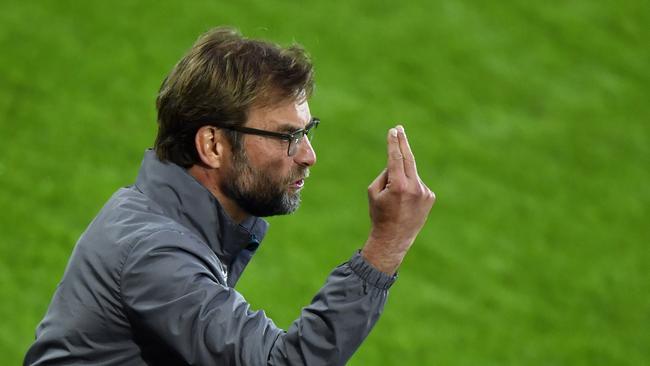 Liverpool's German head coach Jurgen Klopp.