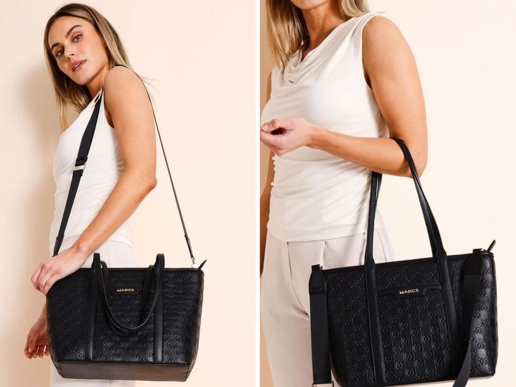 You can shop the Marcs Cannes Tote Bags for just $77.97 each today. Image: Myer