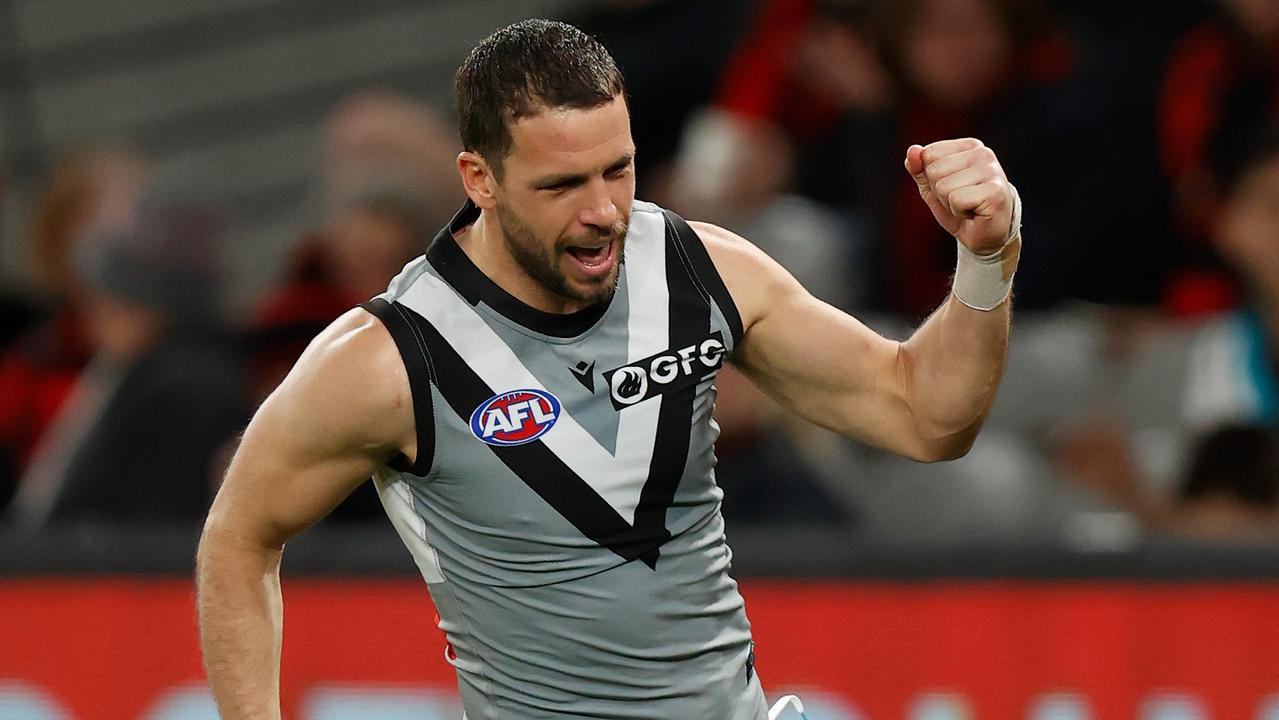 AFL news 2022: OIlie Wines has knee surgery, Port Adelaide Power off ...