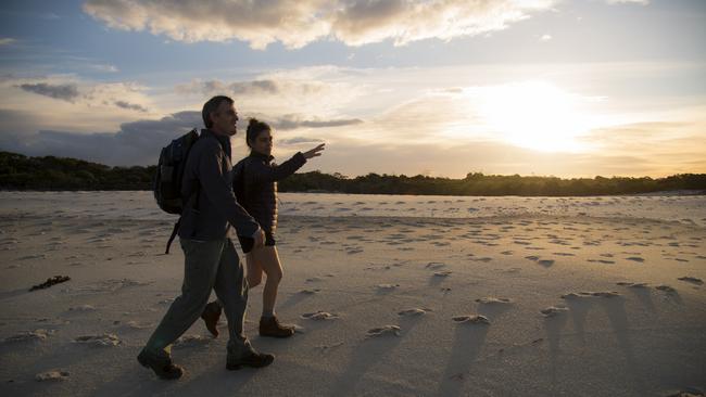 The walk takes in the landscape of larapuna/Eddystone Point and wukalina/Mt William. Picture: Tourism Tasmania