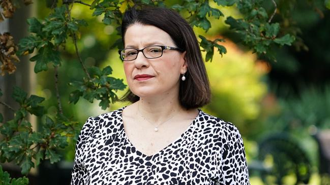 Jenny Mikakos spruiked the electronic monitoring at the time as a way to ‘better protect the community’. Picture: AAP Image