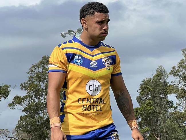 Two tries from Tyrone Roberts wasn’t enough for the Warilla-Lake South Gorillas. Photo: Contributed